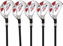 Majek Men's Golf Hybrid Partial Set Black