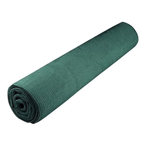 Grow1 Greenhouse 50% Shade Cloth Net, Garden Fence Covering Tarp, Chicken Coop, Tomato Plants, 20' x 100' Feet, Dark Green