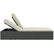 America Luxury - Outdoor Contemporary Modern Patio Lounge Chair Chaise Daybed Beige