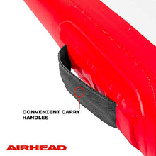 AIRHEAD Air Dock Watermat Inflatable | Holds Over 2000 Pounds, 12 Person | White / Red
