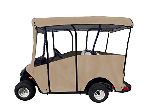 DOORWORKS GOLF CART ENCLOSURES Golf Cart Cover Tan