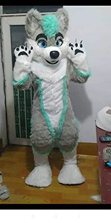 FurryMascot Husky Dog Fursuit Fullsuit White