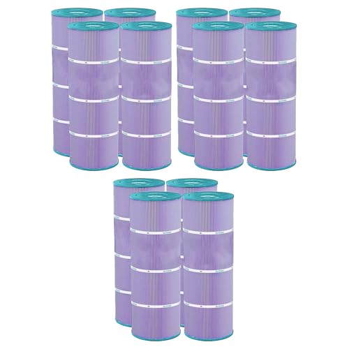 Hurricane Filter 12 Pack HF7483-04P Platinum Purple Pool Filter Cartridge - Replacement for PA81-4-M, Unicel C-7483, Filbur FC-1225, Hayward SwimClear C3030, 3025, 3020