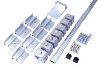 RCB-3 Mill SnoBar 6-Foot Snow Rail Kit with IceStopper Option for Standing Seam Metal Roofs – 95% Compatibility, No-Penetration Swivel Bracket, Fast Top-Loading Install