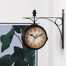 EHVYBDX Outdoor Wall Clock, Outdoor Garden Wall Clock, Hanging Wall Clock Non Waterproof Wall Clock for Garden Decoration