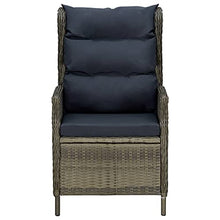 QINXIXINAIXI Outdoor Dining Set Dark Grey Garden Seating Sets Patio Furniture Stylish
