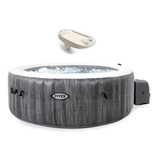 Intex PureSpa Plus Greywood Inflatable Hot Tub with LED Lights Multicolor