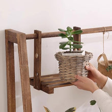 IBONSON Multi Tiered Plant Stand Indoor Living Room Floor-Standing Solid Wood Bonsai Stand Balcony Flower Stand Storage Rack Multi-Layer Plant Flower Stand Corner Outdoor Plant Stand