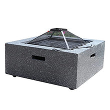 Smokeless Charcoal Grill Stainless Steel Square fire Pit Tables Indoor and Outdoor Dual-use Multi-Function Table Barbecue fire Pit Corrosion