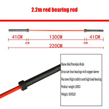 ADIEN Olympic Barbell Shaft 86.6" Red