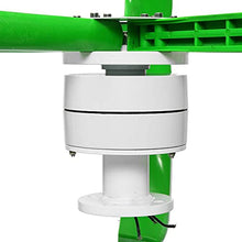 12/24/48V Wind Power Turbines Generator 9000W 5 Blades Generator Lantern Wind Turbines Vertical Axis for Streetlight+Controller (24v)