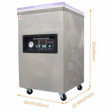 WYDDDARY Heavy Duty Single Chamber Vacuum Sealer 110V Stainless Steel 900W 17.7inch Sealing Length