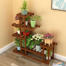 Chicken Corner Plant Stand Living Room Household Storage Rack Balcony Flower Rack Indoor Multi-Layer Solid Wood Green Radish Rack Plant Hangers Outdoor