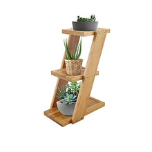 SIDUFHAOPKLL Wooden Plant Flower Floor Stand Shelves Rack Display Shelf Storage Outdoor Holder Garden