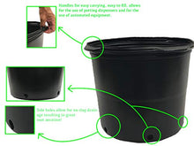 Viagrow Nursery Pots #7 Series Pallet 6.06 Gal Black (1,440 per pallet)