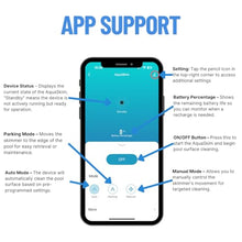 AquaSkim App-Controlled Solar Pool Surface Skimmer – Smart Robotic Cleaner with Built-in Wi-Fi, Type-C Charging, Auto-Clean & Ultrasonic Sensors – for Salt & Chlorine Pools