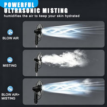MARIYCH Misting Fan High Velocity Industrial with 42L Water Tank, Commercial Cooling Fan, Ajustable Mist Value, 90° Oscillation & 3 Speed Setting,25.6in