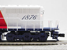 Generic Burlington Northern Legacy SD40-2 Diesel Locomotive Engine #1876 O Gauge White