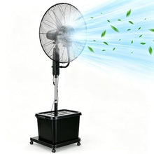 Guyifuny Outdoor Mist Fans for Outside Patios Cooling, Portable Misting Fan with Water Tank, 3 Strong Winds, for Camping/Beach(Diameter 71cm)
