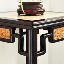 M3b6G8p1 bonsai pot stand Openwork Carving Redwood Display Rack