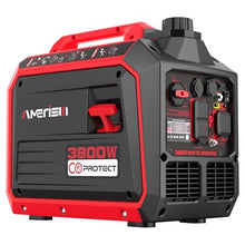 AMERISUN 3800 Watt Portable Inverter Generator with CO Protect, Super Quiet Generator for Home Use, Camping, RV and Trailer, Gas Powered, EPA Compliant