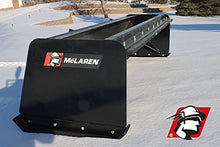 McLaren Industries Skid Steer Snow Pusher Box Attachment 102" Wide
