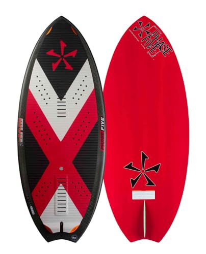 PHASE FIVE Wakesurf Board MVP 56" Black / Red / White