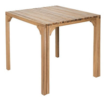 Riviera Extendable Dining Table Natural, Natural Dining Table, Modern Style, Solid Acacia Wood Rectangular Shape Tabletop, Solid Acacia Wood, Outdoor Dining, 33.5~59.1" W x 33.5" D x 29.9" H