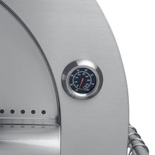 KoolMore 32 in. Outdoor Propane Gas and Wood fired Pizza Oven in Stainless-Steel