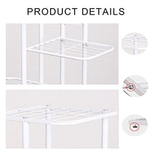 ZOCWJK Plant Stand 6 Tier Iron Art Plant Stand 7 indivual Unit Shelving Flower Pot Storage Rack for Balcony Garden Indoor,