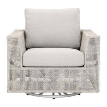 Essentials For Living Woven Fabric Outdoor Rocker Sofa Chair in Gray