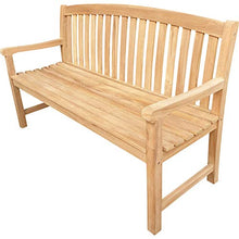Misc Seven Seas Teak Wood Outdoor Patio Bench 5 Foot Brown Traditional Water Resistant