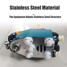 Qiokoith 800w Electric Small Glass Edging Machine Portable Glass Edger Straight Round Bevel Edge Grinder Polish Edge Machine for Acrylic Marble Ceramic