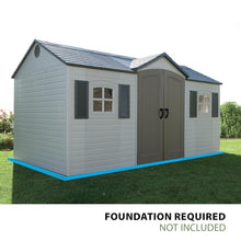 Lifetime 6446 Outdoor Storage Shed, 8 x 15 Foot, Desert Sand