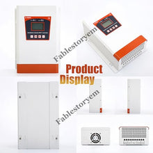 12000W off Grid with Unloader Hybrid Wind Solar Controller, Auto 12/24V 24/48V Dual MPPT Charge Boost, Max 8000W Wind Turbine Generator 4000W Solar Panel, Home Street Light Controller,24V/48V Auto