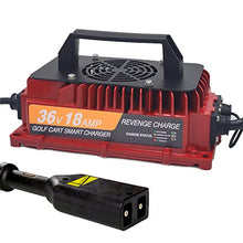 Revenge Golf Cart Parts & Accessories 18 AMP EZGO TXT Battery Charger Red