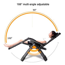 KAMPCO Zero Gravity Chair, Padded Reclining Sun Lounger Summer Pool Patio Outdoors Garden Chair with Cushion, Headrest, Cup Holder