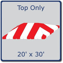 TentandTable 20-Foot x 30-Foot Tent Top Red