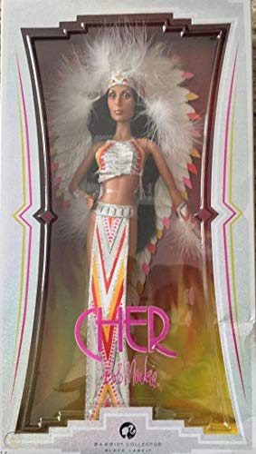 Mattel Barbie 70s Cher Bob Mackie Collector Black Label Black