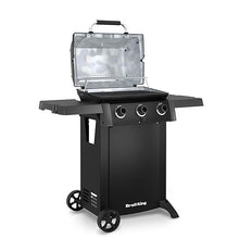Broil King 814954 Gem 310 Shadow 3-Burner Propane Gas Grill in Black