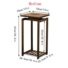 YYBOES Plant Pedestal Stand Wooden Potted Plant Stand Vase Base Decorative Flower Pot Rack Indoor Flower Pot Rack Flower Pot Container Display Stand Pedestal Stands for Display