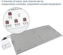 TZLGMDER Sauna Blanket with 3 Separate Temperature Zones Professional Detoxification Treatment Home Spa Portable Sauna Suitable for Personal Health Care