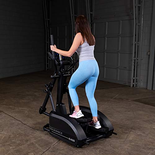 Body-Solid Elliptical Trainer Machine (E400) Black