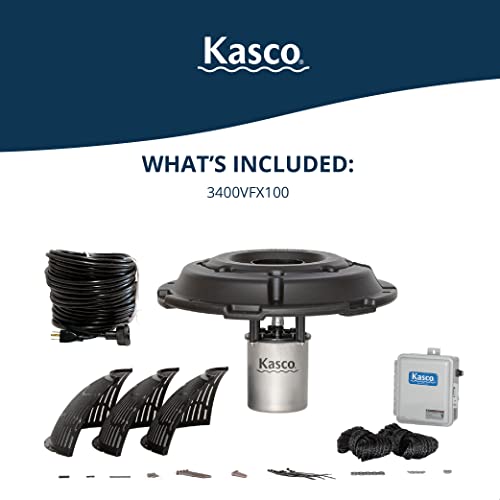 Kasco VFX Series 3/4 HP Pond Aerator Fountain Black