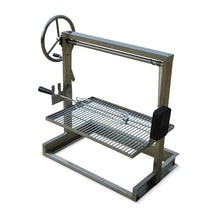 Firebuggz Santa Maria Grill with Adjustable Rotisserie Kit for Outdoor BBQ