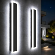 pedforn 2pack 59in Modern Outdoor Wall Light,Dimmable LED Exterior Sconce