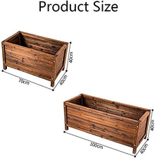 ZOCWJK Wooden Raised Garden Bed Planter Box Stand for Vegetable Planting and Flower Display Outdoor Plant Stand Storage Rack for Patio Lawn Backyard Elevated Plant Box for Garden,Colora