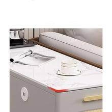 NRFJFOP Cream Wind Sofa Side Cabinet a Few Tea Table Living Room Seam Bedroom Bed Movable