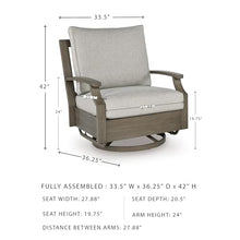 Signature Design by Ashley Rainier Ranch Swivel Glider Chair with Cushion