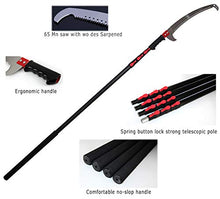 Telescopic Pole Saw 5.4-7.2m Extendable Telescopic Landscaping Pole Saw for Pruning and Trimming Branches and Leaves Extendable Limb Saw B